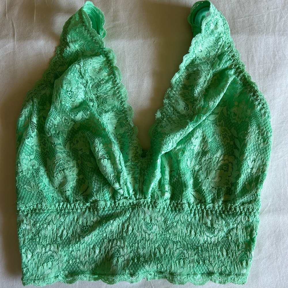 Cosabella Mint Green Lace Bralette M